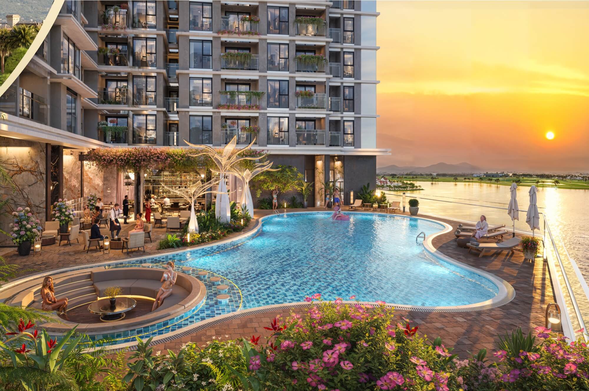 tiện ích dự án luxora grand vĩnh yên