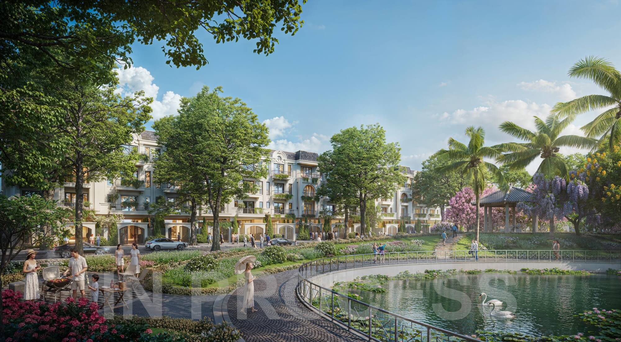 tiện ích dự án hawee parkland bảo đài